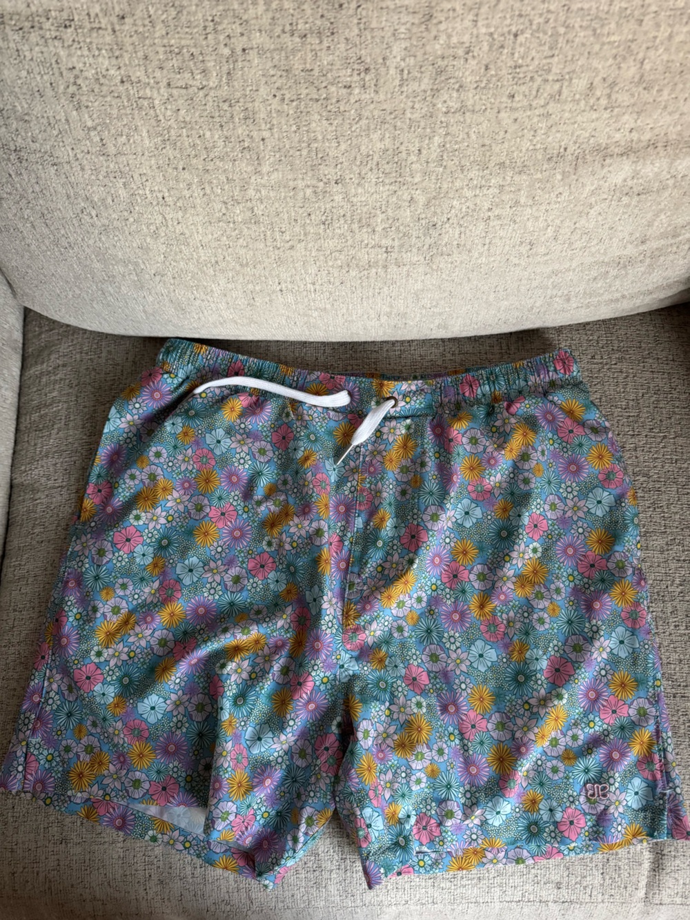 NWOT- Albion Fit Men’s Floral Swim Trunks